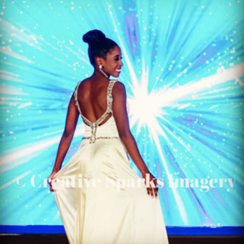 Ashley Lauren white gown